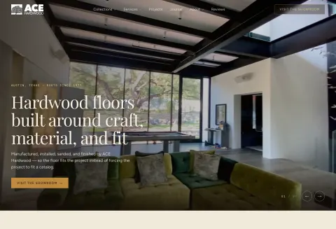 ACE Hardwood — live Smart Website by SWATS