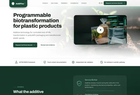 AddiFlex — live Smart Website by SWATS