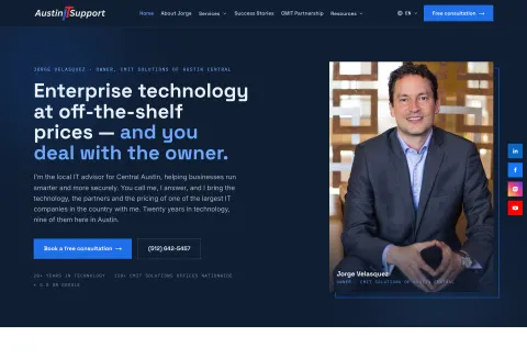 Austin IT Support — live Smart Website by SWATS