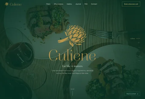 Culiene, live Smart Website by SWATS