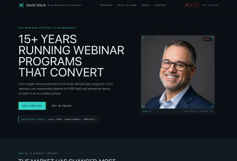 David Solis — live Smart Website by SWATS