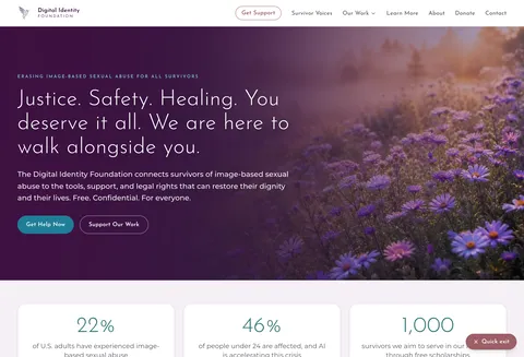 The Digital Identity Foundation, live Smart Website by SWATS