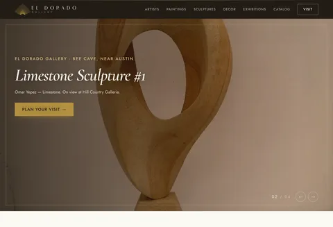 El Dorado Gallery, live Smart Website by SWATS