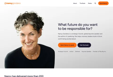 Nancy Giordano, live Smart Website by SWATS
