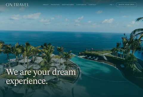 OnTravel, live Smart Website by SWATS