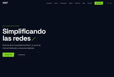 Red 7 Telecomunicaciones — live Smart Website by SWATS