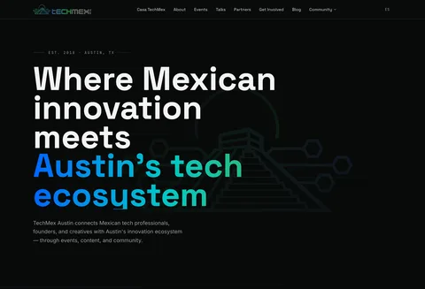 TechMex Austin, live Smart Website by SWATS
